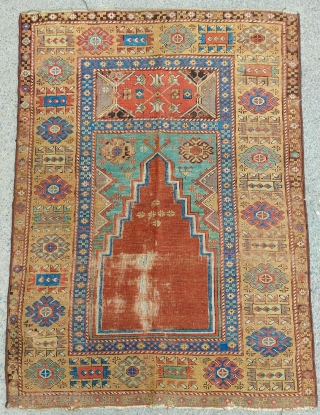19th.Century Anatolia Konya Rug size: 111 x 153 cm                        