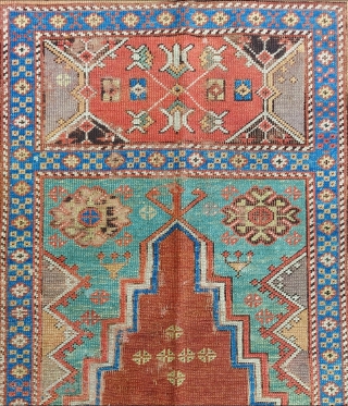 19th.Century Anatolia Konya Rug size: 111 x 153 cm                        