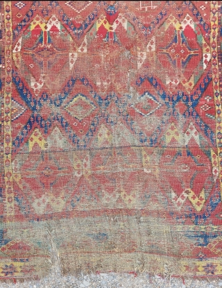 19th. Century Ersari Fragment size:150x235 cm                           