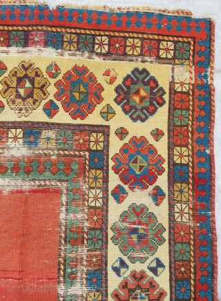 Early Caucasian Carpet circa 1800 size:111 x 224 cm                        