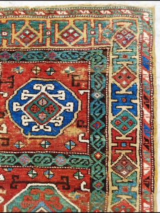 West Anatolian Bergama Rug circa 1800 size: 148x193 cm                        