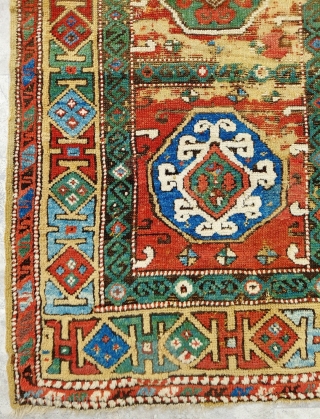 West Anatolian Bergama Rug circa 1800 size: 148x193 cm                        