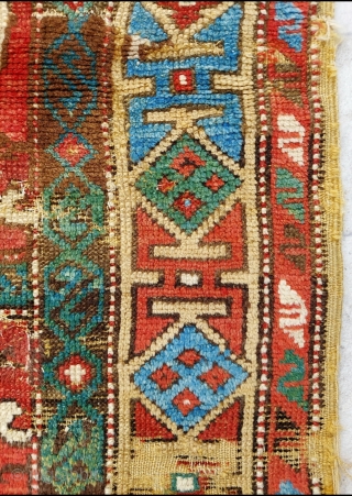 West Anatolian Bergama Rug circa 1800 size: 148x193 cm                        
