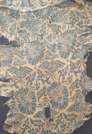 why not a late tang early song robe fragment..
rare textile for very reasonable money..                   
