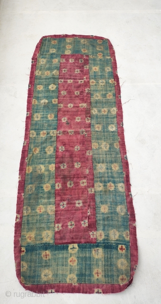 tibet, beautiful nambu monastic bench cover.all wool 19th c.                        