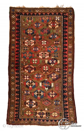 "If there is a virtue in the world at which we should always aim, it is cheerfulness." Edward g. Bulwer-Lytton. Joyful 'Sauj Bulagh' kurdish tribal rug, North-west Persia, 19th century, Soft &  ...
