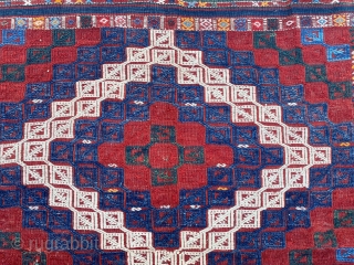 Lovely 19th century Bergama cicim in nearly perfect condition 
Size 120 x 150
48” x 60”                  