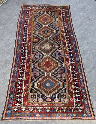 Antique Shirvan Rug All colours natural Circa 1890 Size.270x130 Cm                       