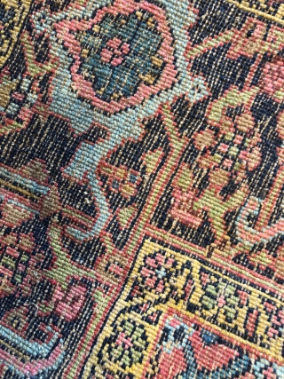 Very good condition antique Persian Kurd Bidjar, measures 3'-5" x 11'.                      