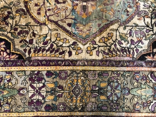 Early 100%  rare Silk Ferahan.                           