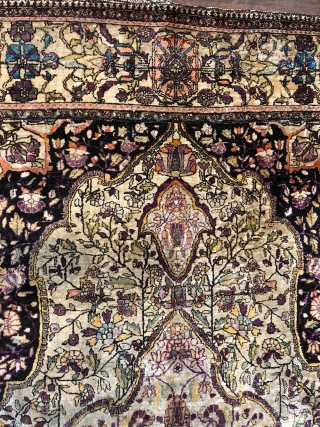 Early 100%  rare Silk Ferahan.                           