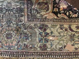 Early 100%  rare Silk Ferahan.                           
