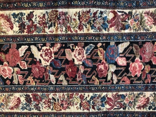 Very Attractive Luri Bakhtiari Hallway runner. Is in awesome condition for its age. Measures 3'-6" x 16'-10".                