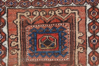 antique Quchan area Kurdi Baluch 147 x 81 cm (4ft 11"x 2ft 8") 1st quarter 20th century, all natural dyes, good overall condition

more info: richardvanrutten@gmail.com        