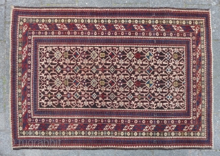 Caucasian Kuba Konagkend, 168  x 118 cm. No repairs, all natural dyes and cleaned, ca. 1900.                