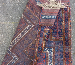Baluch prayer rug, 138  x 92 cm., good pile, all natural dyes, no repairs.                  