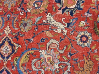 Antique Sultanabad, 379 x 285 cm., 12' 5" x 9' 4".                      