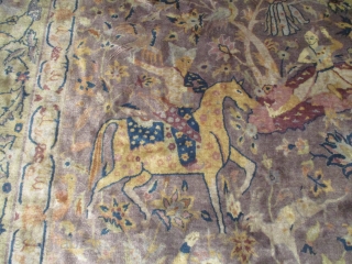 #7949 Antique Amritsar Carpet 14’4” x 20’3” Age: 1st half 20th century This rug is outrageous. I wish it photographed better. We have multiple pics on our website. If you can use  ...