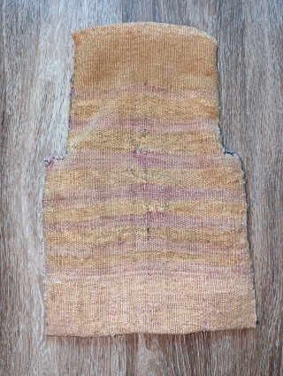 A Dynamic Antique small kurdish Saltbag, circa 1920,a wonderful range of colors with an original back, in excellent condition, size 9" by 1'2"          