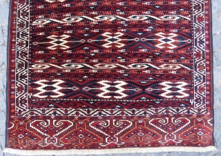 Antique Turkoman wonderful colors and excellent condition all original size 2,35x1,14 cm Circa 1900-1910                   
