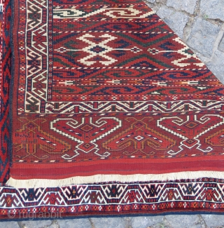 Antique Turkoman wonderful colors and excellent condition all original size 2,35x1,14 cm Circa 1900-1910                   