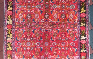 Karabagh Rug wonderful colors and excellent condition all original size 3,90x1,54 cm Circa 1900                   