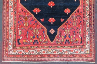 Antique Ferhan Malayer rug wonderful colors and excellent condition all original size 2,03x1,30 cm Circa 1900-1910                 