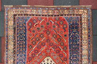 Antique Khamseh-Qashgai wonderful colors and excellent condition all original size 2,05x1,35cm Circa 1900-*1910                    