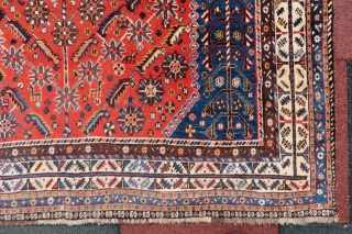 Antique Khamseh-Qashgai wonderful colors and excellent condition all original size 2,05x1,35cm Circa 1900-*1910                    
