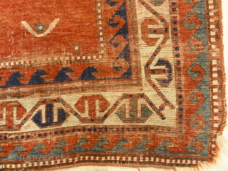 Antique Caucasian Fachralo Kazak Prayer Rug

5'8" x 7'3"                         