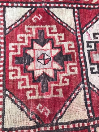 Kazakh or Mogan, fragment, 130X 210.                           