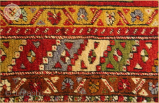 RG 1202-
Antique Bergama rug circa 1910 wool on wool
Very good condition
Size : 1.46m x 1.04m  4`9" x 3`5"              