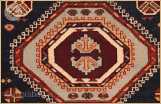 RG 1233
Derabend rug dated 1920 wool on wool
Very good condition
Size : 1.95m x 1.26m  6`5" x 4`2"               