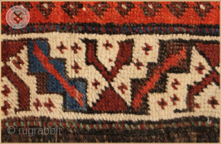 TR 2234 - 
Antique Baluch rug circa 1880 wool on wool foundation
Very good condition
Size : 1.38m x 0.92m  4`6" x 3`0"           