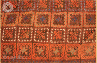 TR 2234 - 
Antique Baluch rug circa 1880 wool on wool foundation
Very good condition
Size : 1.38m x 0.92m  4`6" x 3`0"           