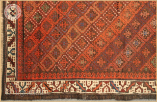 TR 2234 - 
Antique Baluch rug circa 1880 wool on wool foundation
Very good condition
Size : 1.38m x 0.92m  4`6" x 3`0"           