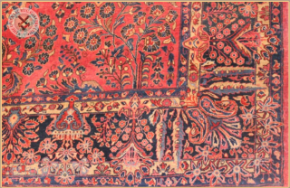 American Saroq
Antique Saruq carpet circa 1900 wool on cotton foundation
Very good condition
Size : 3.66m x 2.69m  12`0" x 8`10"             