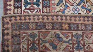 Antique Caucasian Talish Large Rug, 19th century, size is: 5'8" x 11'3"ft. or 173 x 343 cm.                