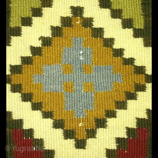 Swedish kilim, signed, size: 118*48 cm                           
