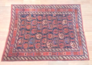 antique afshar South Persia  cm 1.50 x 1.14 19th centruy  1860/80 circa good  condition                