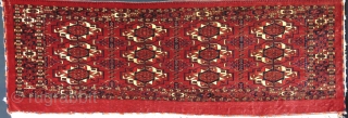 Tekke 12 gul torba face. Great condition extreme fine weave.. size : 49 " X 17 " - 125 cm X 43 cm  vedatkaradag@gmail.com        