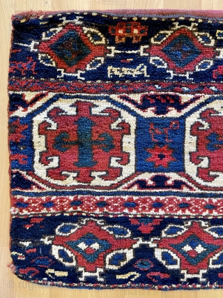 Very nice shahsavan carpet panel size 45x115cm                          