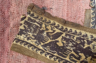 egypt kilim band fragmant size 43x7cm                           