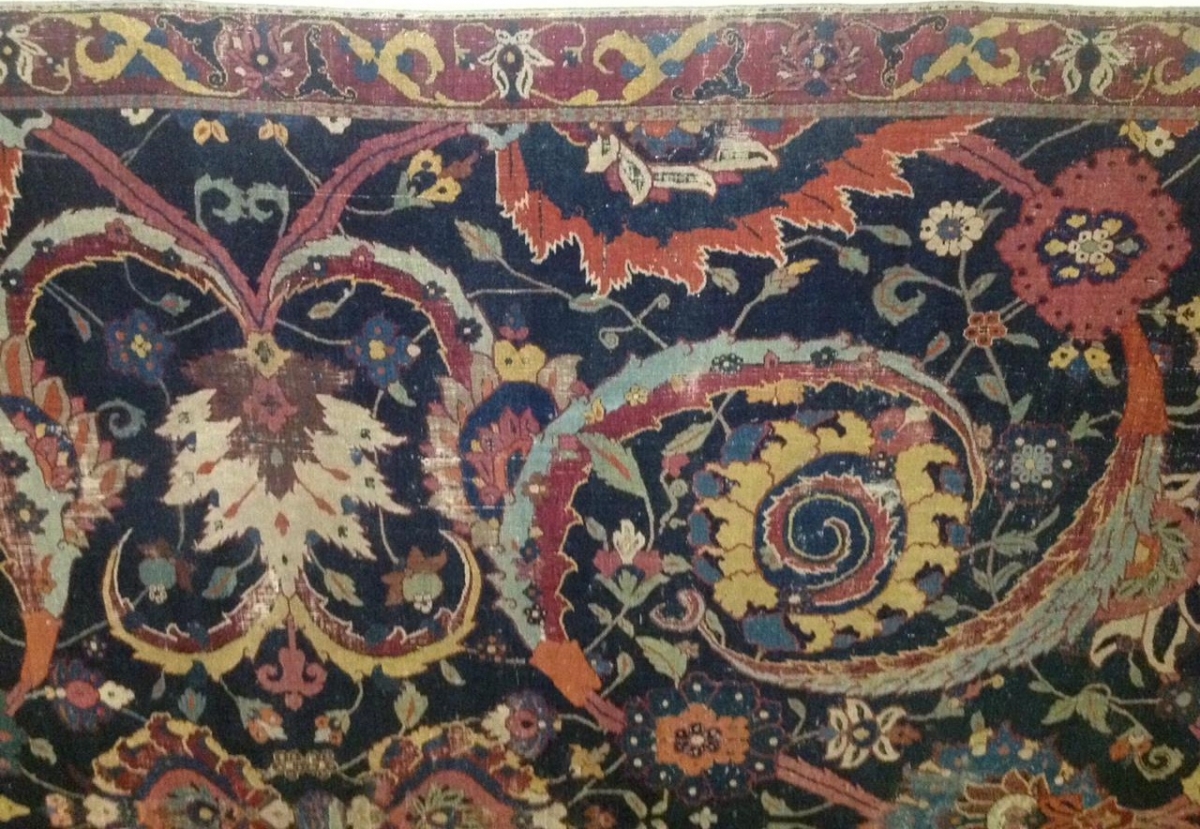 Sickle-leaf carpet, Persian Kerman (?) 16th-17th century, Gulbenkian Museum