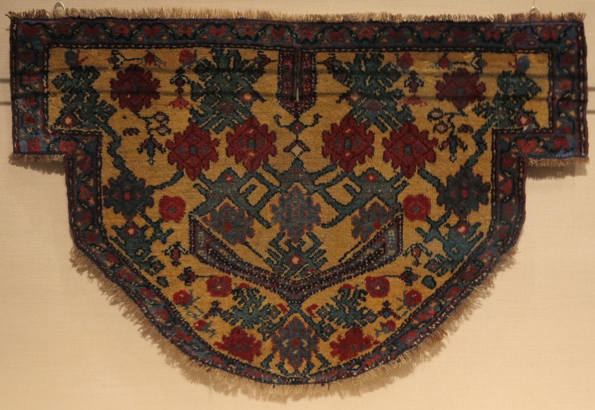 Bakhtiari pile saddle, Ginsberg Collection, Metropolitan Museum of Art