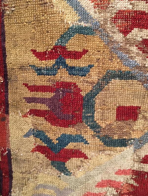 Karapinar rug fragment, Sotheby's London: Nov 7, 2017 Rugs and Carpets including pieces from the Christopher Alexander Collection