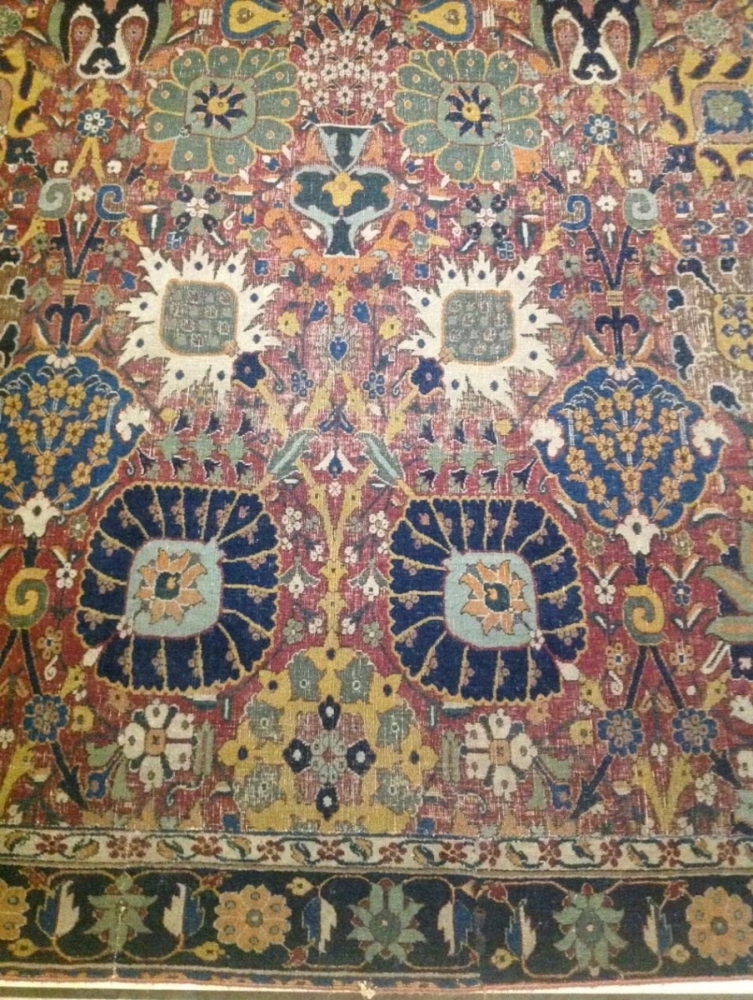 Vase carpet, Persian Kerman (?) 16th-17th century, Gulbenkian Museum