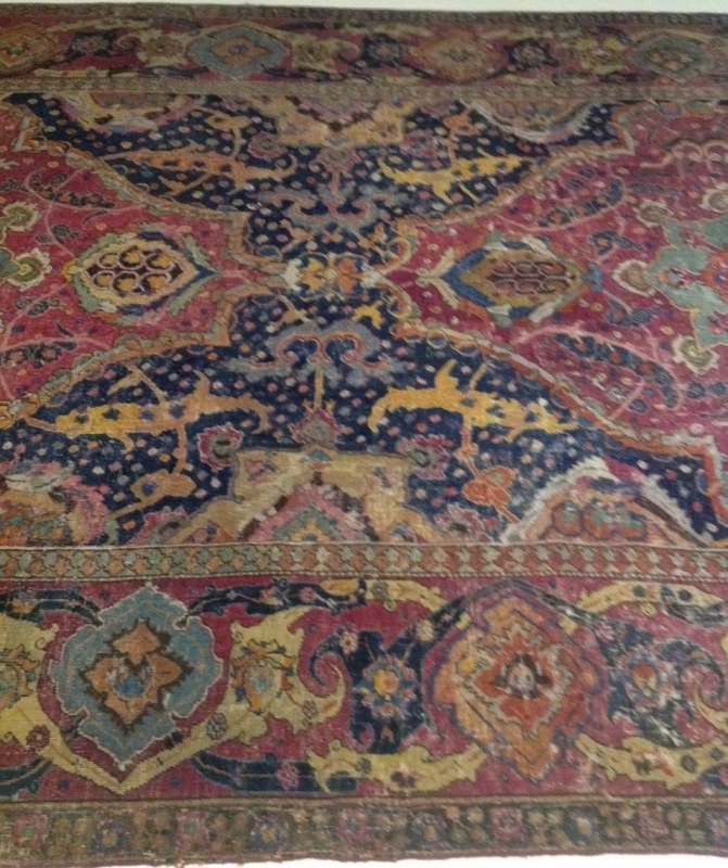 central Persian carpet, Safavid era, 17th century, Gulbenkian Museum