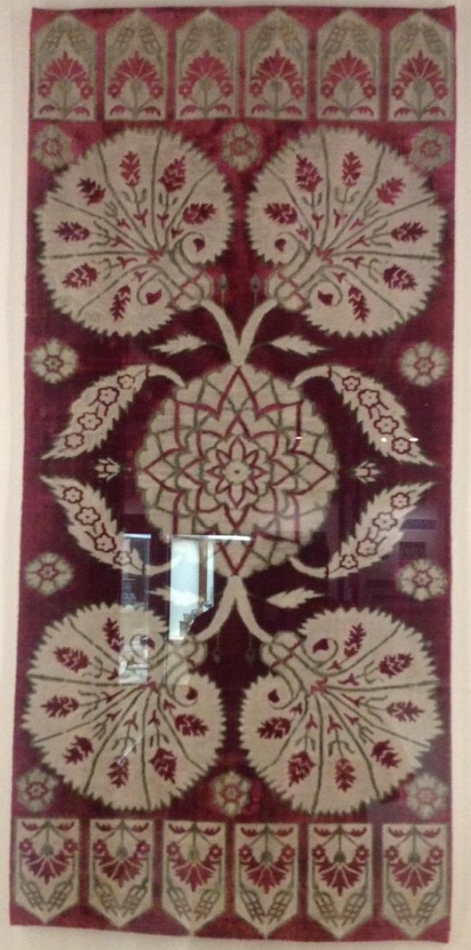 Ottoman silk velvet, Gulbenkian Museum, Lisbon