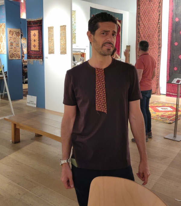 Amin Motamedi models a 13th century 'Milan-ese' necktie